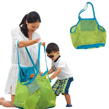 

1PC High Quality Clothes Towel Bag For Travel Accessories Extra Large Size Sand Away Beach Mesh Bag 2 Colors