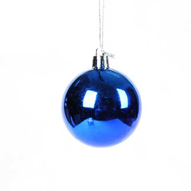 Wholesale 6cm plastic christmas ball ornament craft Xmas tree