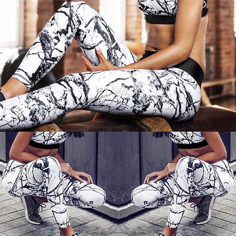 Yoga Pants Woman Sport Leggins legging sport femme New printed tights Sports yoga pants pencil pants Newest Print Yoga Pants 4QW