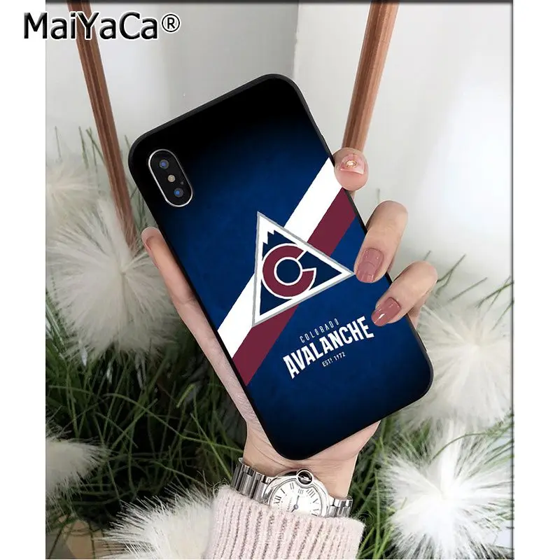 MaiYaCa Colorado Avalanche Силиконовый ТПУ мягкий черный чехол для телефона для iPhone 8 7 6 6S Plus 5 5S SE XR X XS MAX Coque Shell - Цвет: A8