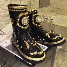 EIOUPI/теплые зимние ботинки; женские повседневные модные ботинки из овечьей кожи с натуральным овечьим мехом на плоской подошве; ju450