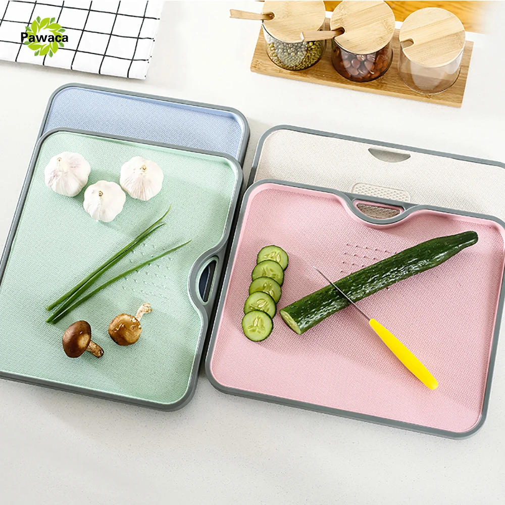 

Creative Non-Slip Cutting Block Eco-Friendly Wheat Straw Chopping Block Kitchen Fruits Food Vegetable Board Kitchen Accessories
