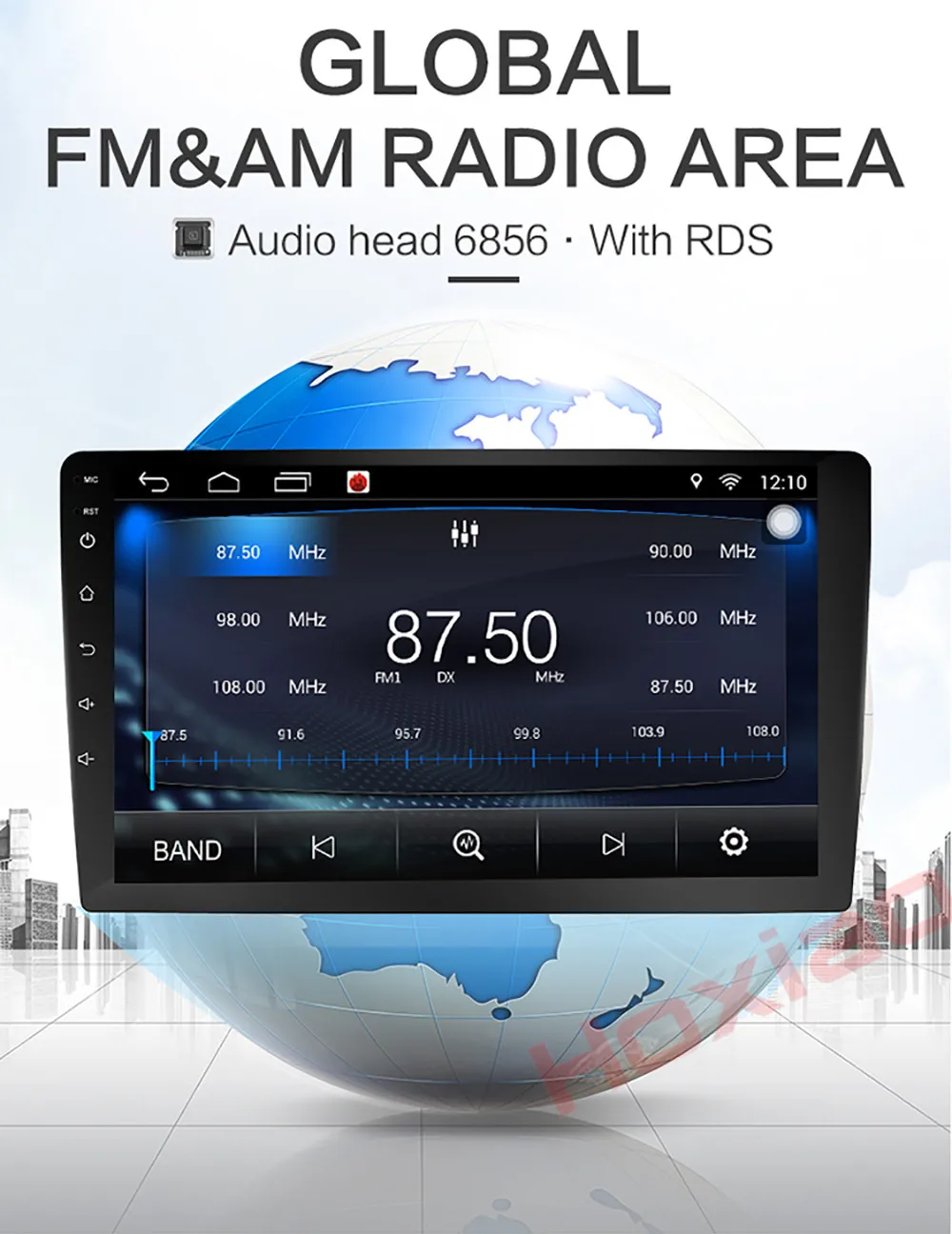 Top Hoxiao Android 6.0 for SUZUKI SWIFT 2011-2015 GPS HD multimedia player map navigation WIFI RDS BT no DVD 9  inch 2DIN car radio 5