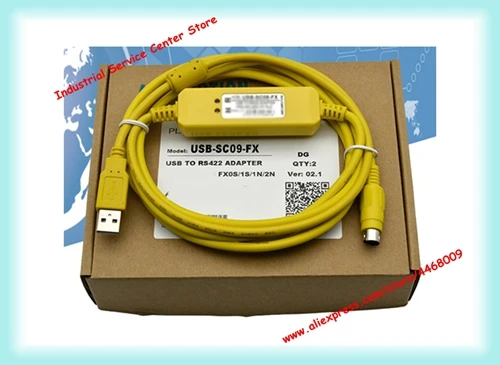 USB-SC09-FX ПЛК кабель для программирования ссылка для загрузки Универсальный fx1s 1n 2n 3u и другие ПЛК - Цвет: Серебристый