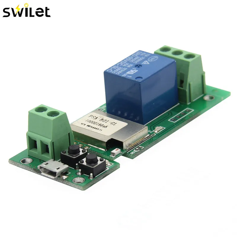 

SWILET 5V Phone App Remote Control Switch Module Jog Self-locking Switch For Timing Wifi Smart Remote Access Refit