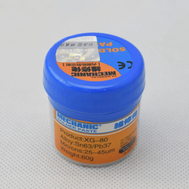 Tools Soldering Flux Xg-50 Xg-30 Xg-40 Xg-80 Tin Welding Accessories Cream Smt Sn63/pb37 for Pcb Bga Smd Solder Paste