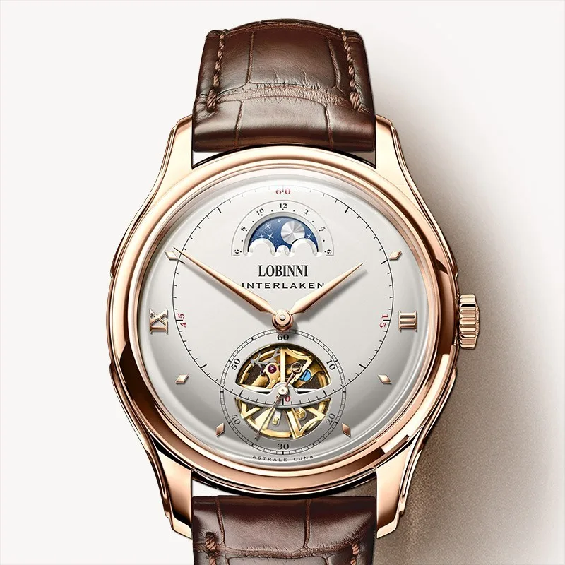 

Japan Top MIYOTA Automatic Mechanical MOVT Switzerland Luxury Brand LOBINNI Watch Men Sapphire Waterproof Men's Clock L13022-4