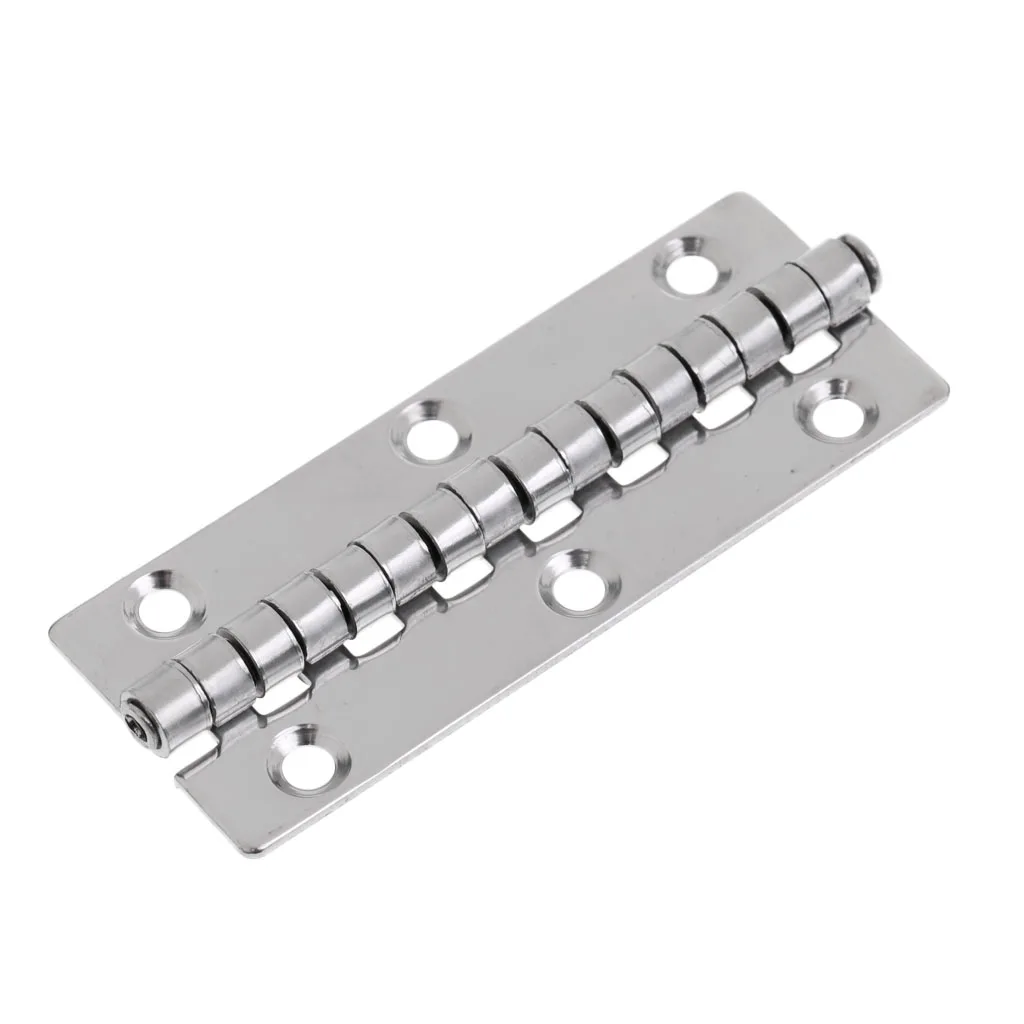 Stainless Steel Marine Boat Yacht Door Piano Hinge Deck Cabin Hardware Strong corrosion resistance and durable in saltwater
