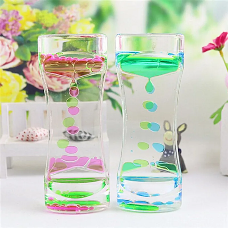 1pc Oil Clock Liquid Motion Colorful Bubble Tumbler Gravity Fun Classic