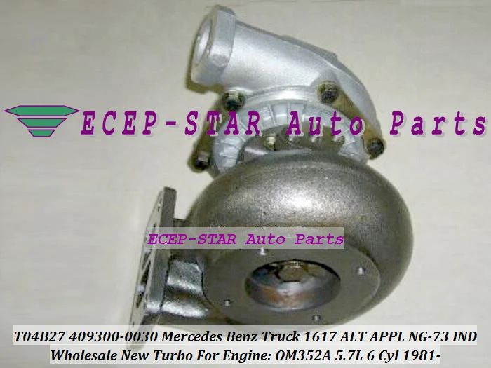 T04B27 409300 409300-5011S 409300-0023 For Mercedes Benz Truck 1617 L ALT APPL NG-73 IND APPL 1981- OM352A 5.7L (2)