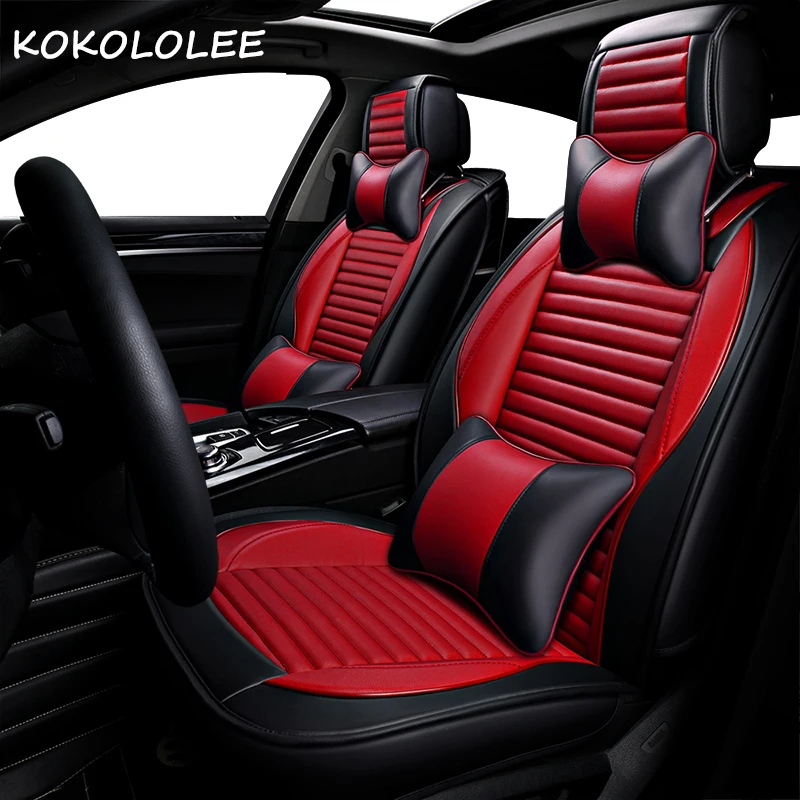 Чехол для автомобильного сиденья kokolelee из искусственной кожи Fiat 500 Palio Weekend Siena Perla