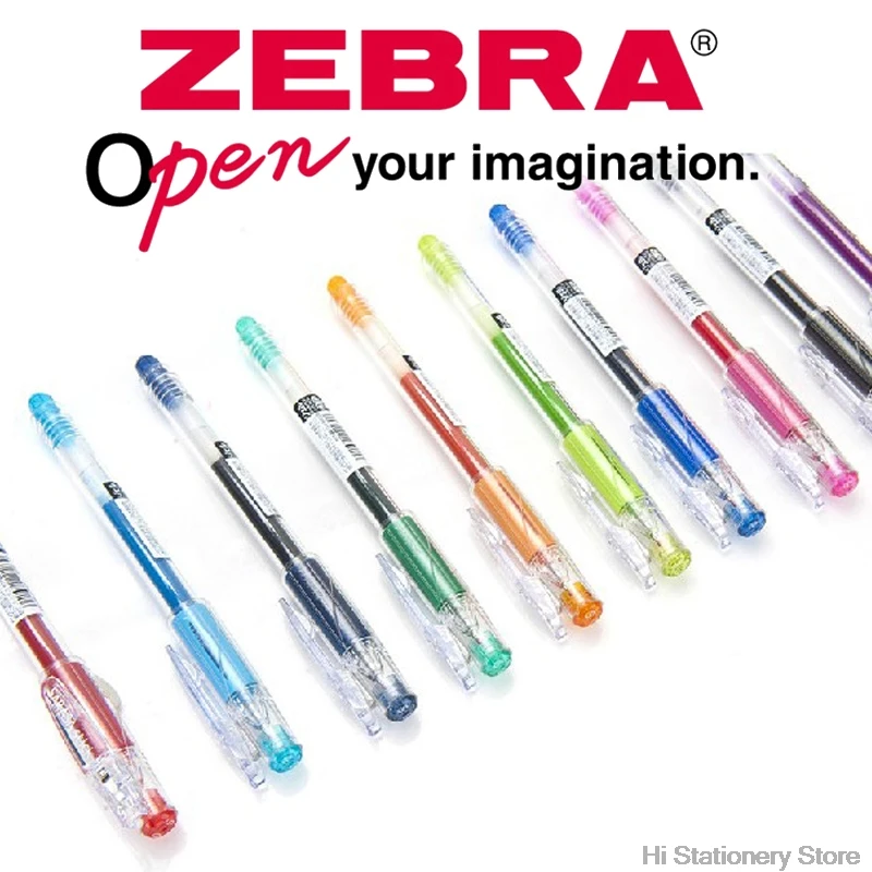2018 Zebra JJ21 10 Pieces Gel Pens 0.5mm Multicolor selection Gel Pen Stationery Office School