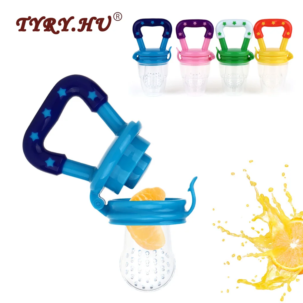 1 Buah Makanan Kelas Buah Puting Teether BPA Gratis Silikon Bayi Tumbuh
