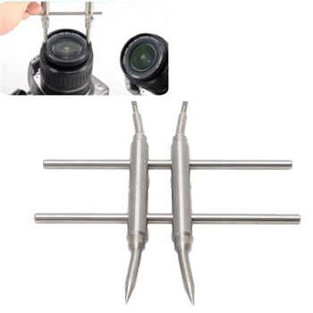 

New Spanner Camera Lens Repair Kits Stainless Steel Open Tools for DSLR 25-130MM