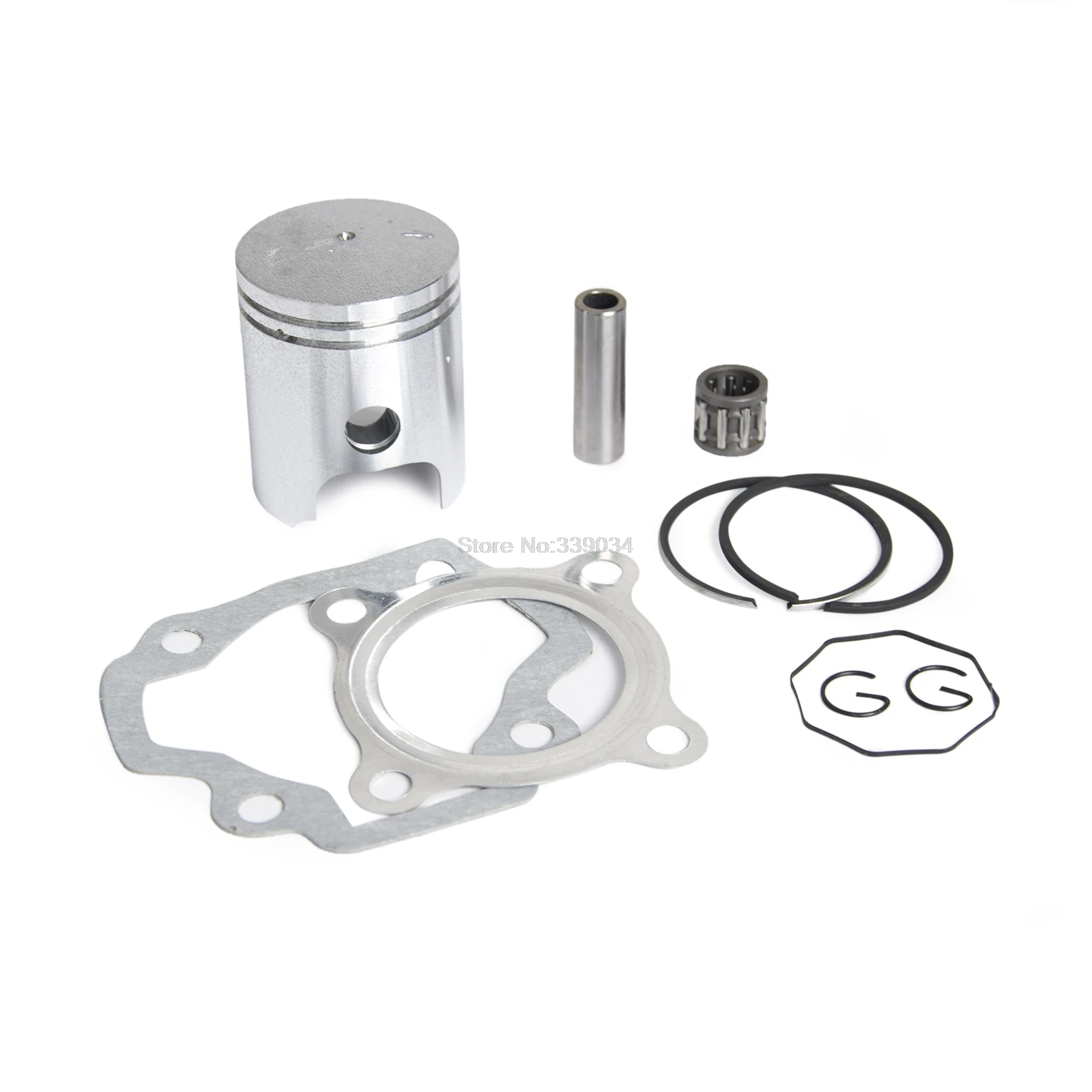 Motorcycle Engine Parts Piston 40mm Piston Ring Wrist Pin Base Head