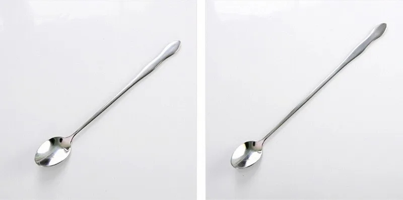 Корея Творческий сковороде ложкой из нержавеющей стали для смешивания ложка перемешивание эспрессо маленькая кофейная ложка набор