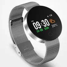 Цветной умный браслет с сенсорным экраном, спортивный браслет, пульс, кровяное давление, кислород, информация о телефоне, напоминают часы, водонепроницаемые, стальная полоса