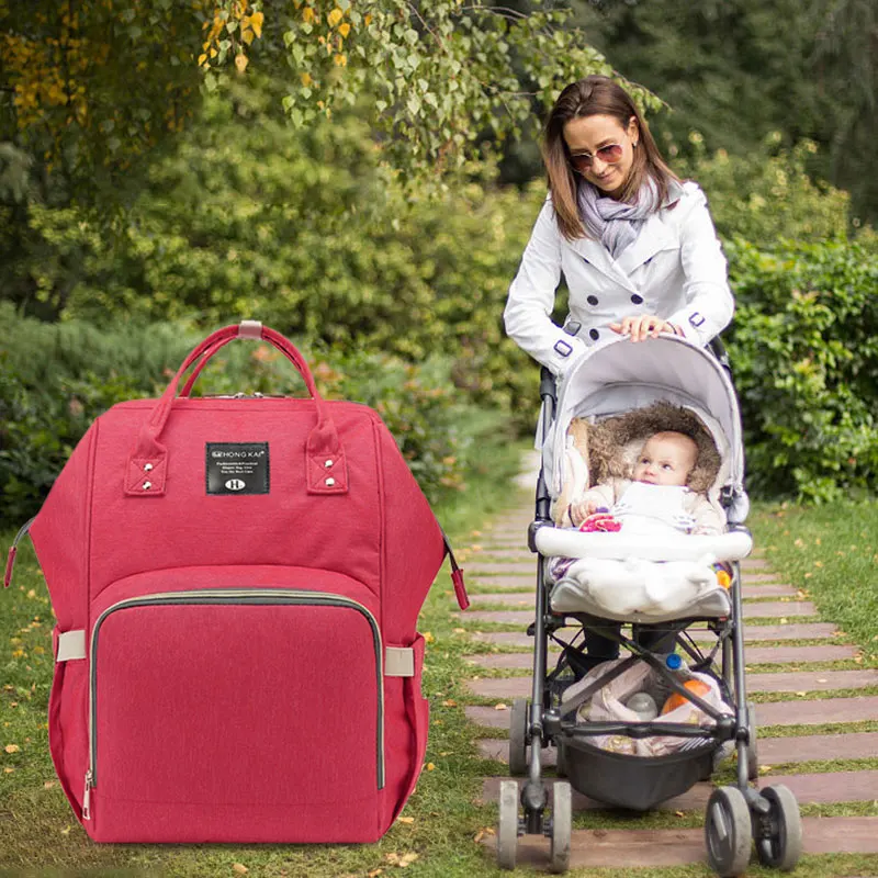 

New Nappy Backpack Bag Mummy Bag Large Capacity Bag Mom Baby Multi-function Waterproof Outdoor Travel Diaper Bags For Baby Care
