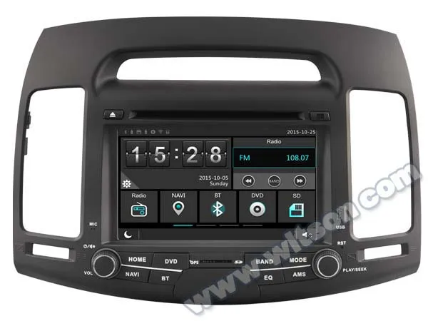 7" Capacitive Touch Screen Special Car DVD for Hyundai