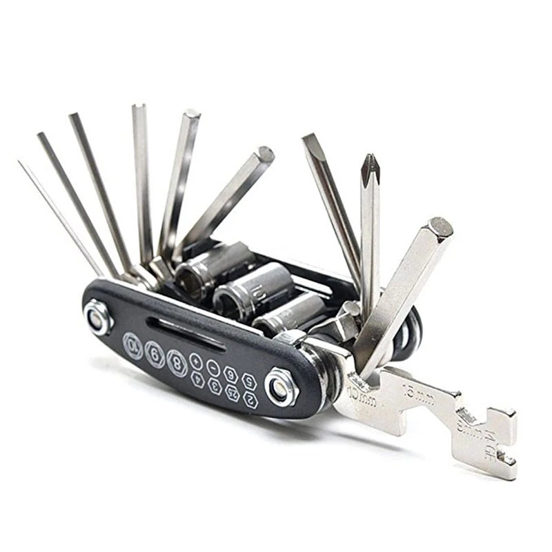 15 in 1 Multi-function Bicycle Tools Sets Bike Multi Repair Tool Kit Hex Wrench 15 in 1 Multi-function Bicycle Tools Sets Bike Multi Repair Tool Kit Hex Wrench