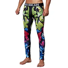 Сексуальные колготки с принтом, мужские компрессионные штаны эластичные мужские Леггинсы для фитнес-тренировки, тренировочные спортивные брюки, мужские леггинсы, быстросохнущие