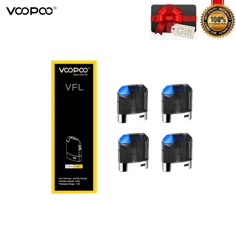 Оригинальный картридж Voopoo VFL сменный 0 8 мл керамическая катушка 1 2 Ом для