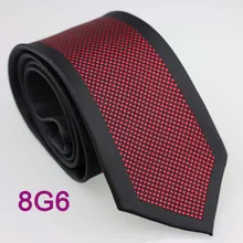 YIBEI coahella галстуки горячий красный галстук в горошек бабочка в горох с черной каймой 8,5 см галстук ЖАККАРДОВЫЙ тканый Corbatas Мода