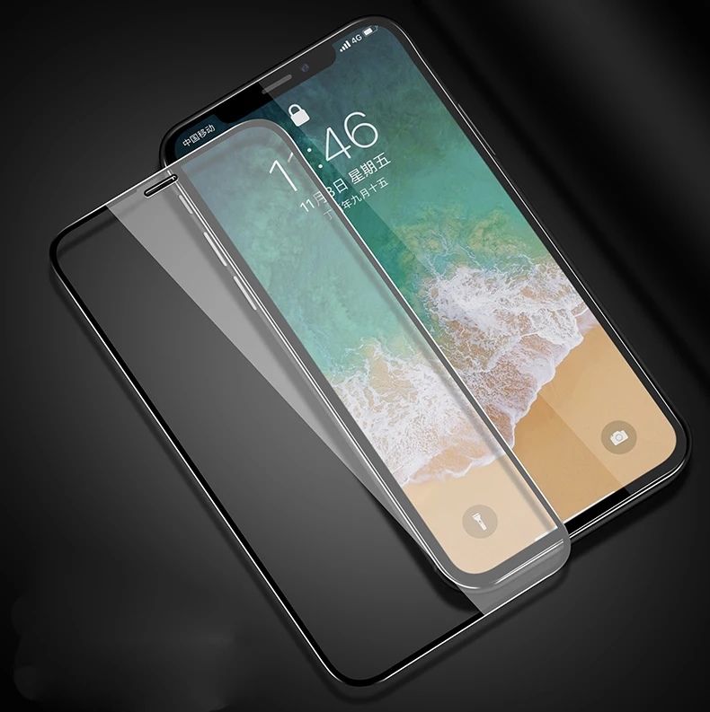 

Transparent 9D Tempered Glass Protector for iphone 6 s 6s plus 8 7 plus HD Front Film Case For iphone XR XS Max X 11 Protective