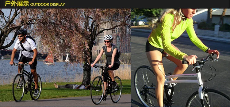 Best New Brand Folding Bike Aluminum Alloy Frame 26 inch Wheel 24/27 Speed Dual Disc Brake Road Bicycle Bicicleta 0