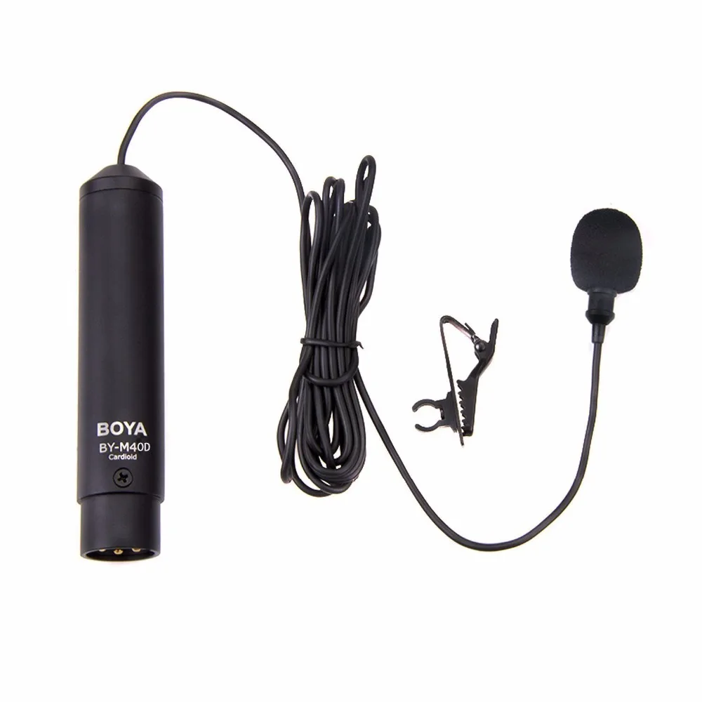BOYA BY M40D Omni Directional Lavalier Microphone for Sony Panasonic