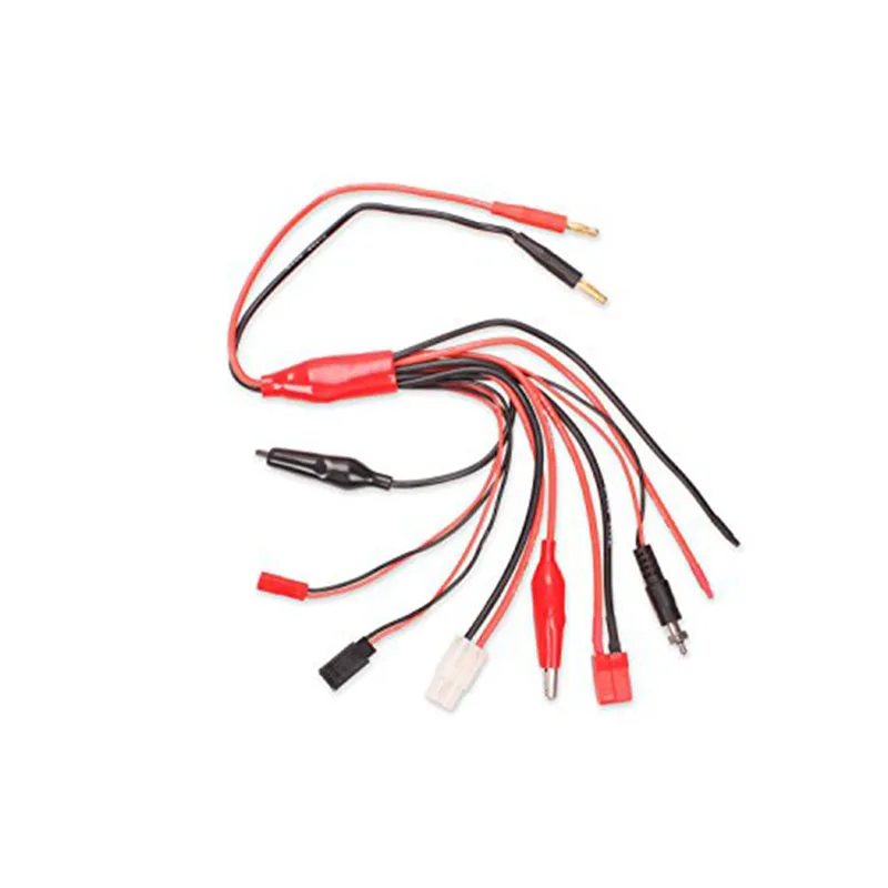 EV PEAK Multifunctional Lipo Battery Multi Charger Plug 8 in 1 Convert Charging Cable Banana