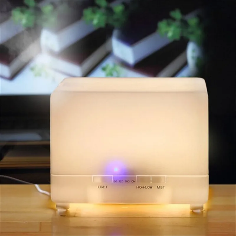 Günstige Platz Design 700 ml Ultraschall Aroma diffusor Aromatherapie Ätherisches Öl Diffusor Ultraschall Luftbefeuchter 3 Timer einstellungen Neue