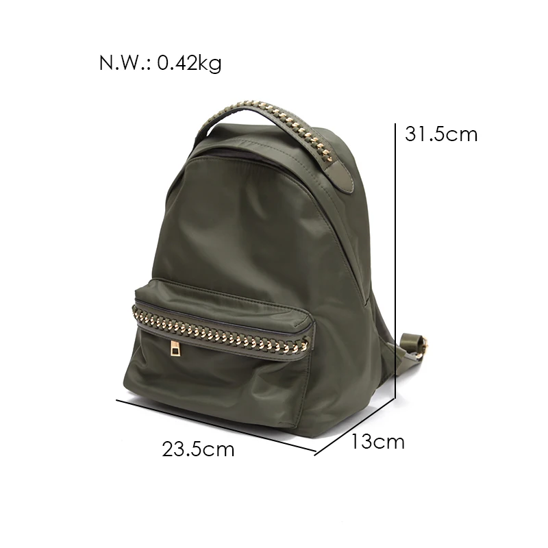 JANESPRI School Backpack for Teenage Girl Mochila Feminina Escolar Women Backpacks Nylon Waterproof Casual Laptop Bagpack Female (1)