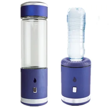 

400ml SPE/PEM Hydrogen Rich Water Bottle Alkaline Hydrogen and Oxygen Separation Ionizer Generator Anti-Aging Rechargeable Cup