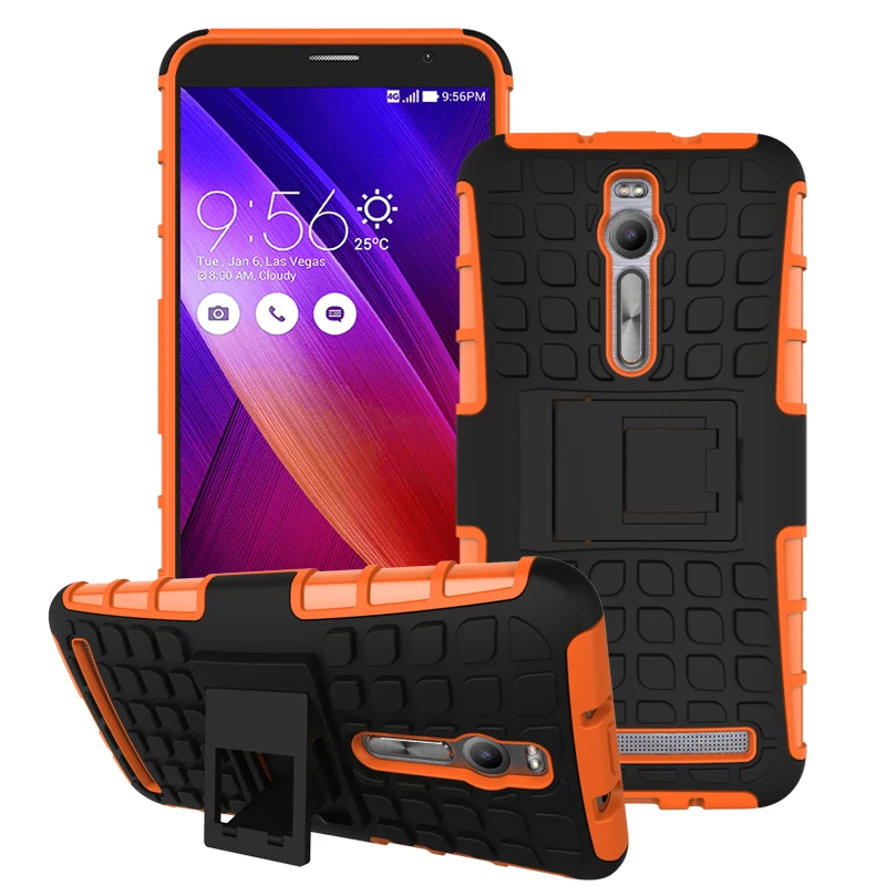 

For Asus Zenfone 2 ZE551ML Case 5.5" Heavy Duty Armor Shockproof Hard Silicone Phone Case for Asus Zenfone 2 ZE550ML