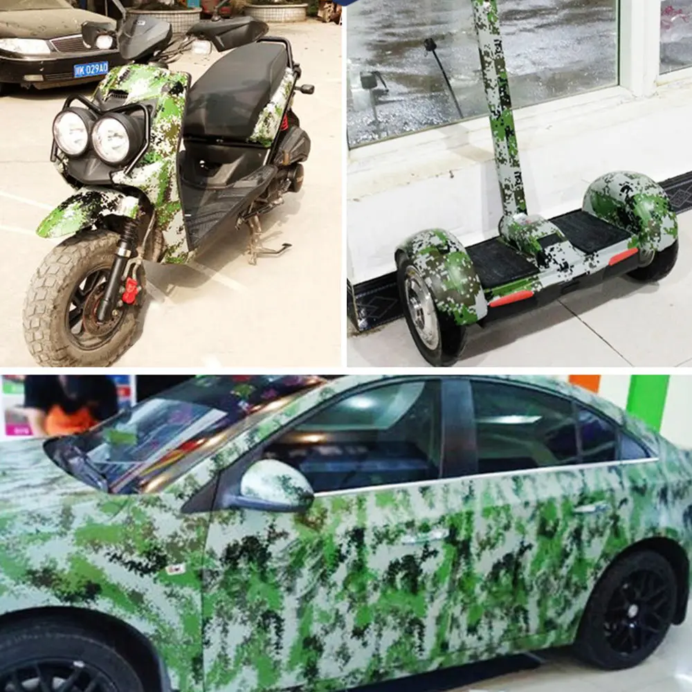 152x20 см камуфляжная Виниловая наклейка для автомобиля из ПВХ защитная пленка
