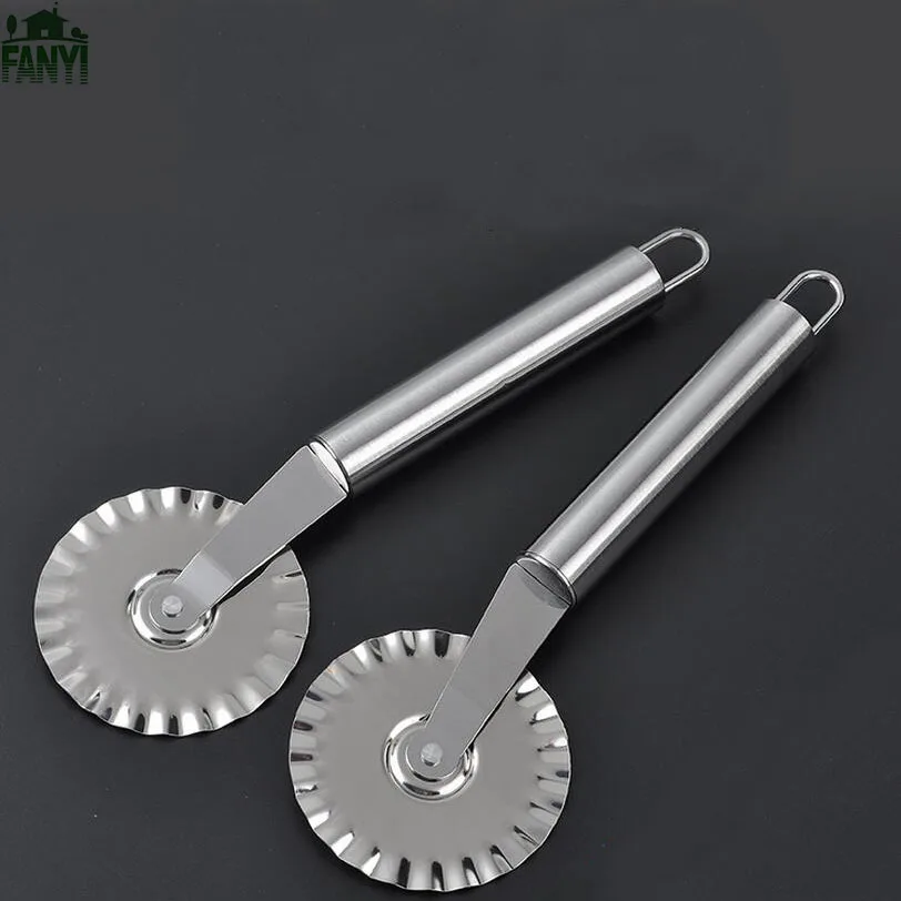 FANYI New Type Stainless Steel Pizza Cutters Easy to use Laciness Cheese Cutters 20.5*6.5cm Cake