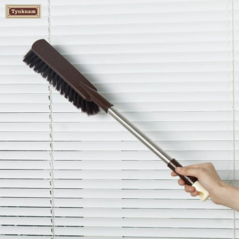 Stainless Steel Extend Long Handle Duster Cleaning Dust Brush Wash