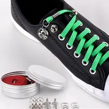 Дизайн красочные эластичные шнурки см 100 без галстука шнурки для кроссовки