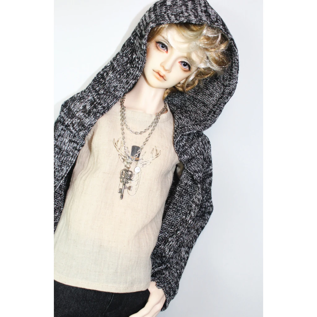 Casual Doll Clothes Short Sleeves T-shirt Tops For 70cm Uncle BJD SD Doll Outfit Accs #1