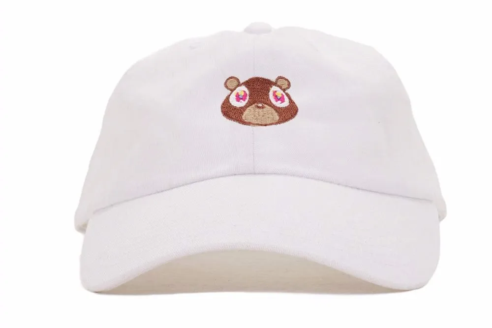 كاني ويست يي الدب أبي قبعة جميلة قبعة بيسبول الصيف للرجال النساء Snapback قبعات للجنسين الحصري الإفراج الهيب هوب الساخن نمط قبعة