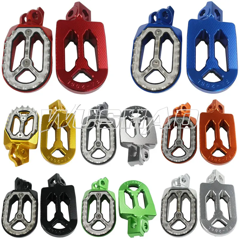 Motorcycle Foot Pegs Aluminum Footrests Footpegs Foot Rests For 2010
