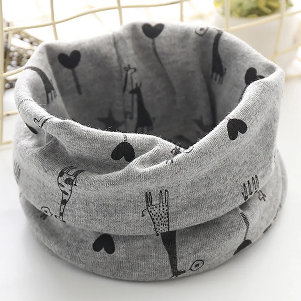 

ARLONEET Newborn cotton Autumn Winter Scarf Boys Girls Baby Cute Scarf Cotton O Ring Neck Scarves L1017