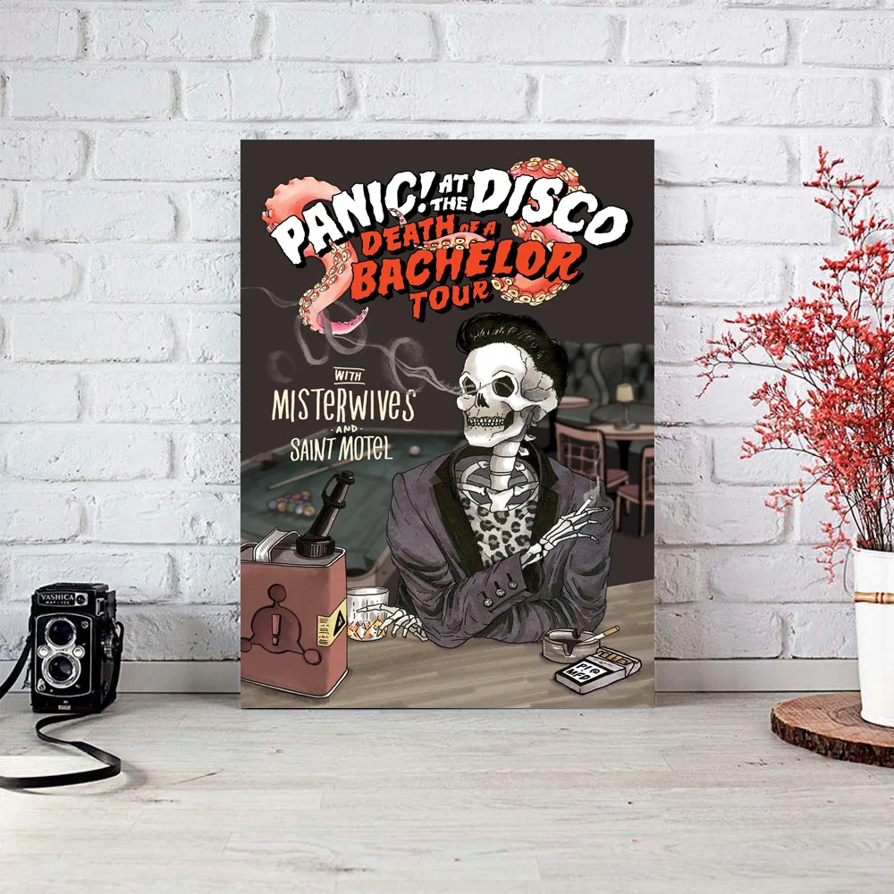 Panic! At The Disco абстрактный плакат с черепом европейская подвесная живопись домашнее