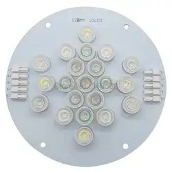 5 каналов 21 светодио дный LED s Cree + Epi светодио дный LED светодио дный s led коралловый излучатель свет лампы с мм 13 мм Мороз или прозрачные линзы