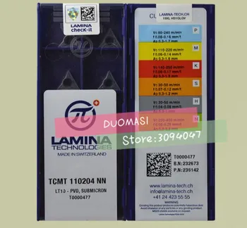 

Free Shipping 10Pcs TCMT110204 NN LT10 tungsten Carbide insert Cutting tools turning ,carbide inserts Lathe turning tool