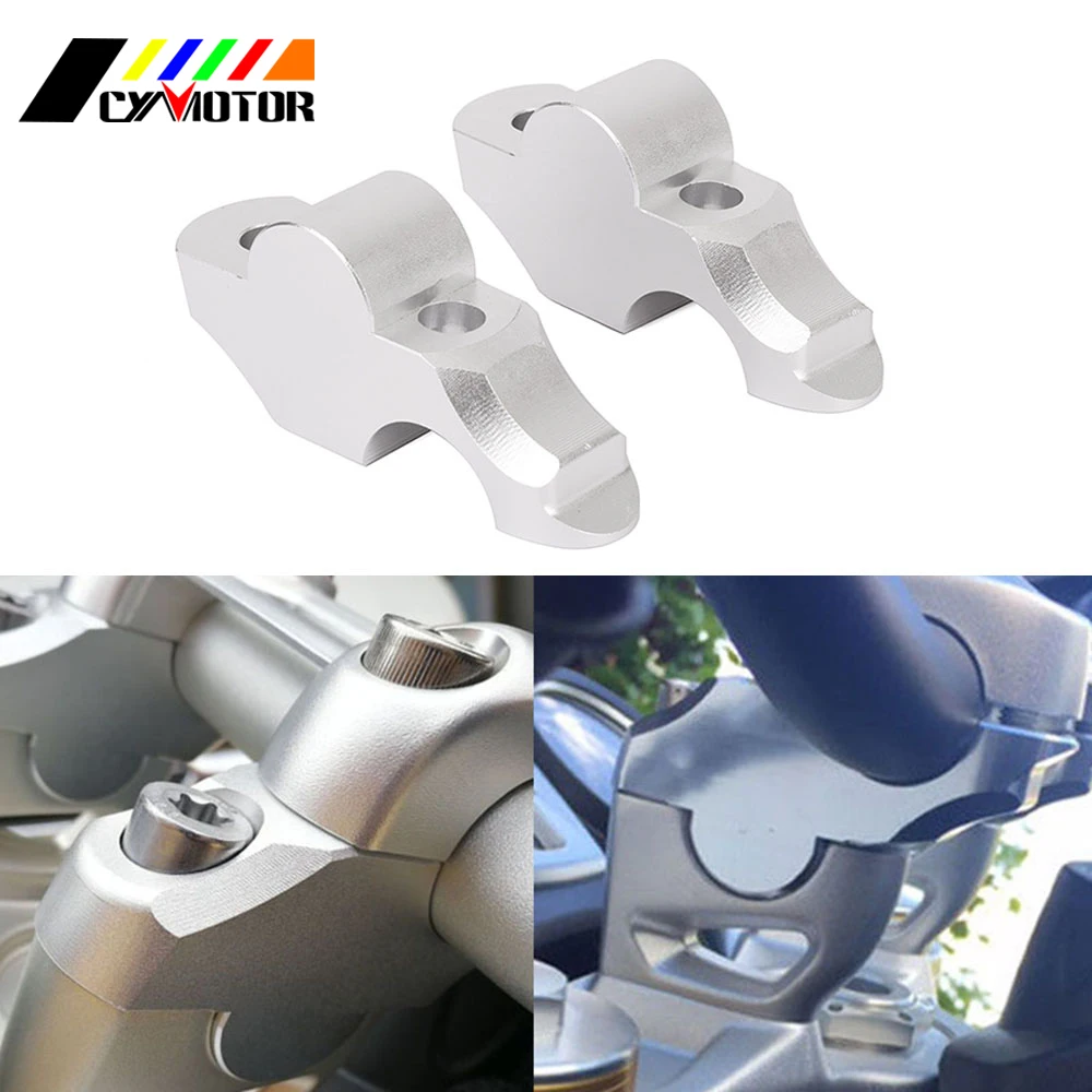 Мотоцикл с ЧПУ Алюминий руль зажим переходник для стояка для BMW R девять лет R9T, 14, 15, 16, 17, 18