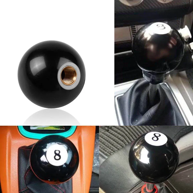 8 Billiard Ball Car Gear Shift Knob Universal Shifter Lever Cover for