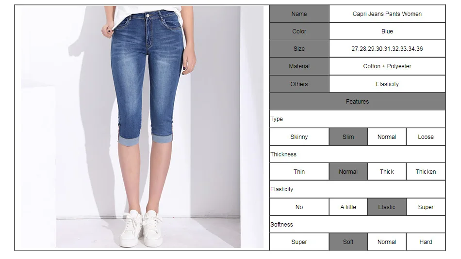 GareMay Jeans Woman Breeches Female 