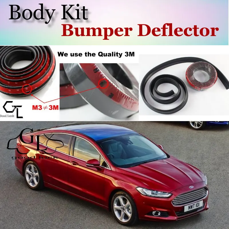 Дефлектор губ для бампера Ford Mondeo/юбка переднего спойлера фанатов TopGear настройка